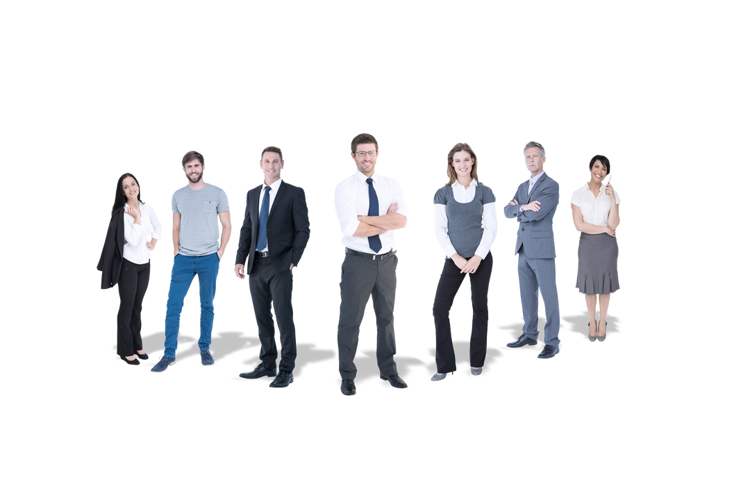 Diverse Group of Professionals on Transparent Background - Download Free Stock Images Pikwizard.com