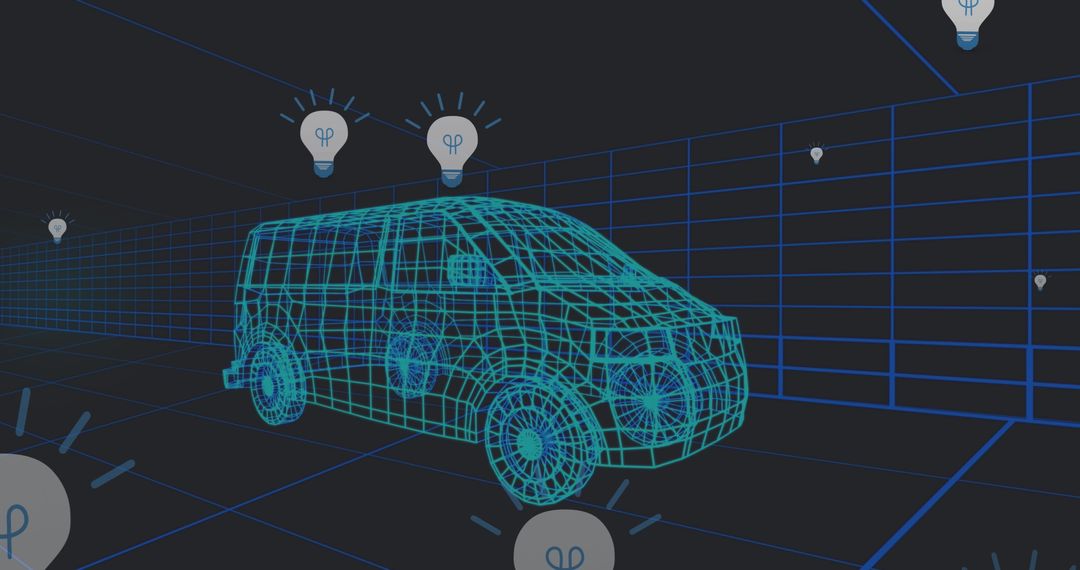 Futuristic Digital Vehicle Concept in Virtual Classroom