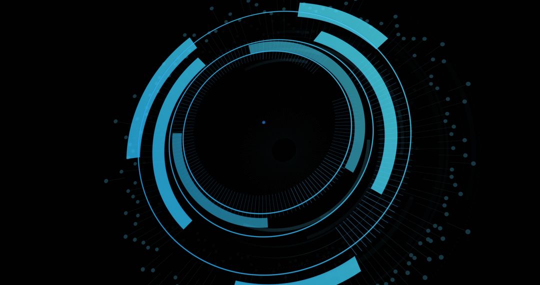 digital security interface with circular processing design - Free Images, Stock Photos and Pictures on Pikwizard.com