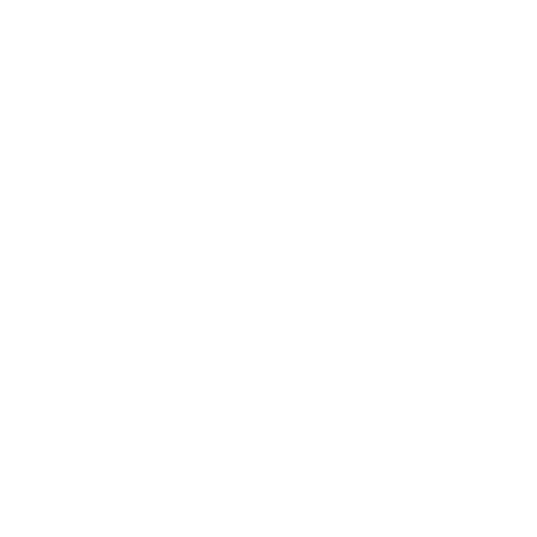 Minimalist White Badge with Copy Space on Transparent Background