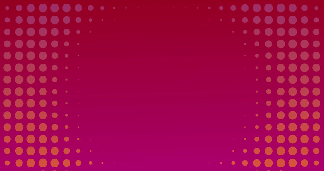 Hypnotic Orange Circles on Pink Background Creating Kaleidoscopic Effect