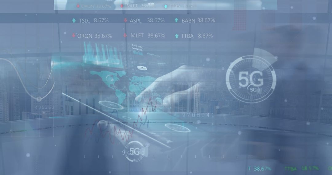 Digital Interface with 5G Network and Financial Data Streaming
