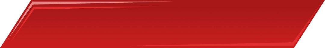 Red Transparent Geometric Shape with Glossy Effect