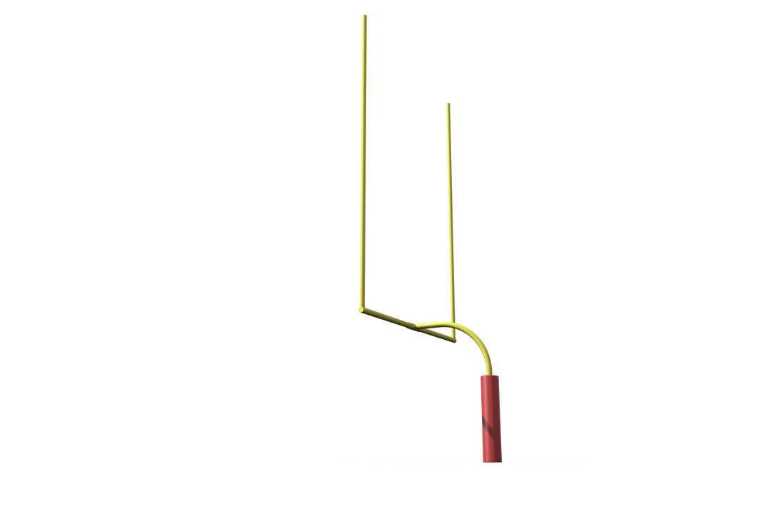 Field goal post isolated on transparent background - Download Free Stock Images Pikwizard.com