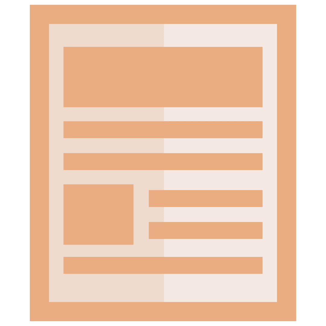 Transparent Digital Book Page Illustration for Learning Concept