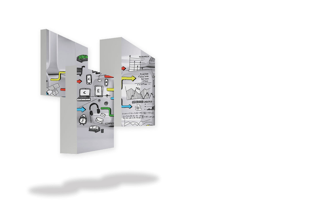 Transparent Abstract Technology Concepts Display
