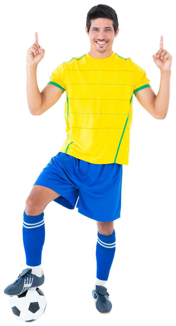 Football Player Celebrating with Transparent Background - Download Free Stock Images Pikwizard.com