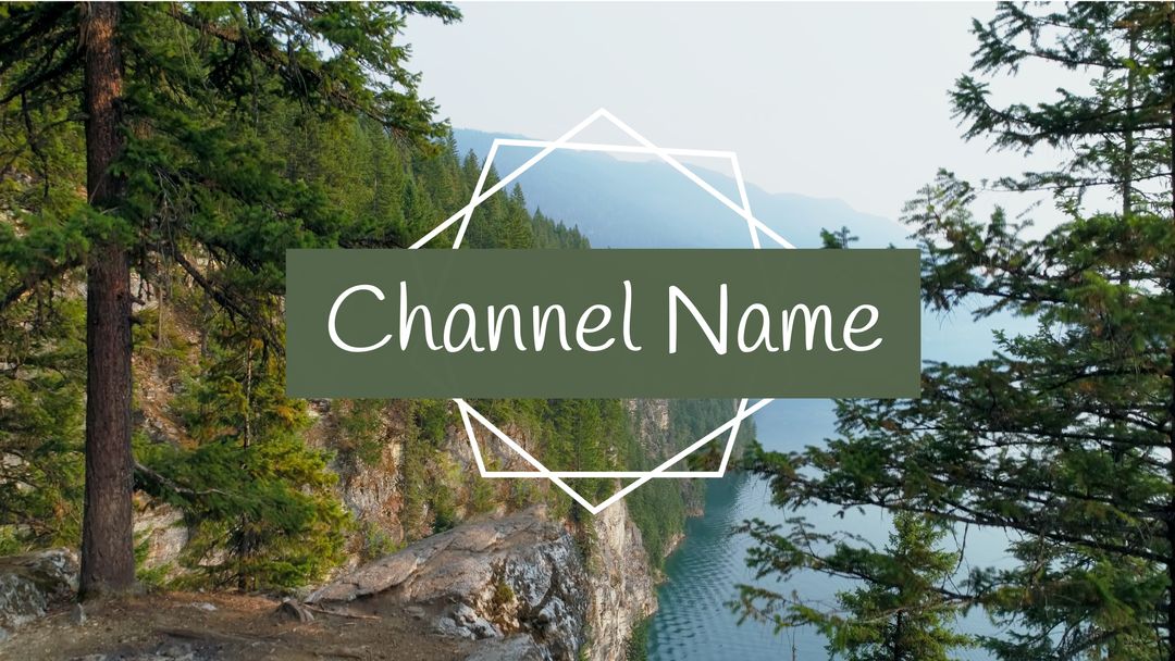 Serene Nature Backdrop with Lakeside View for Outdoor Themes