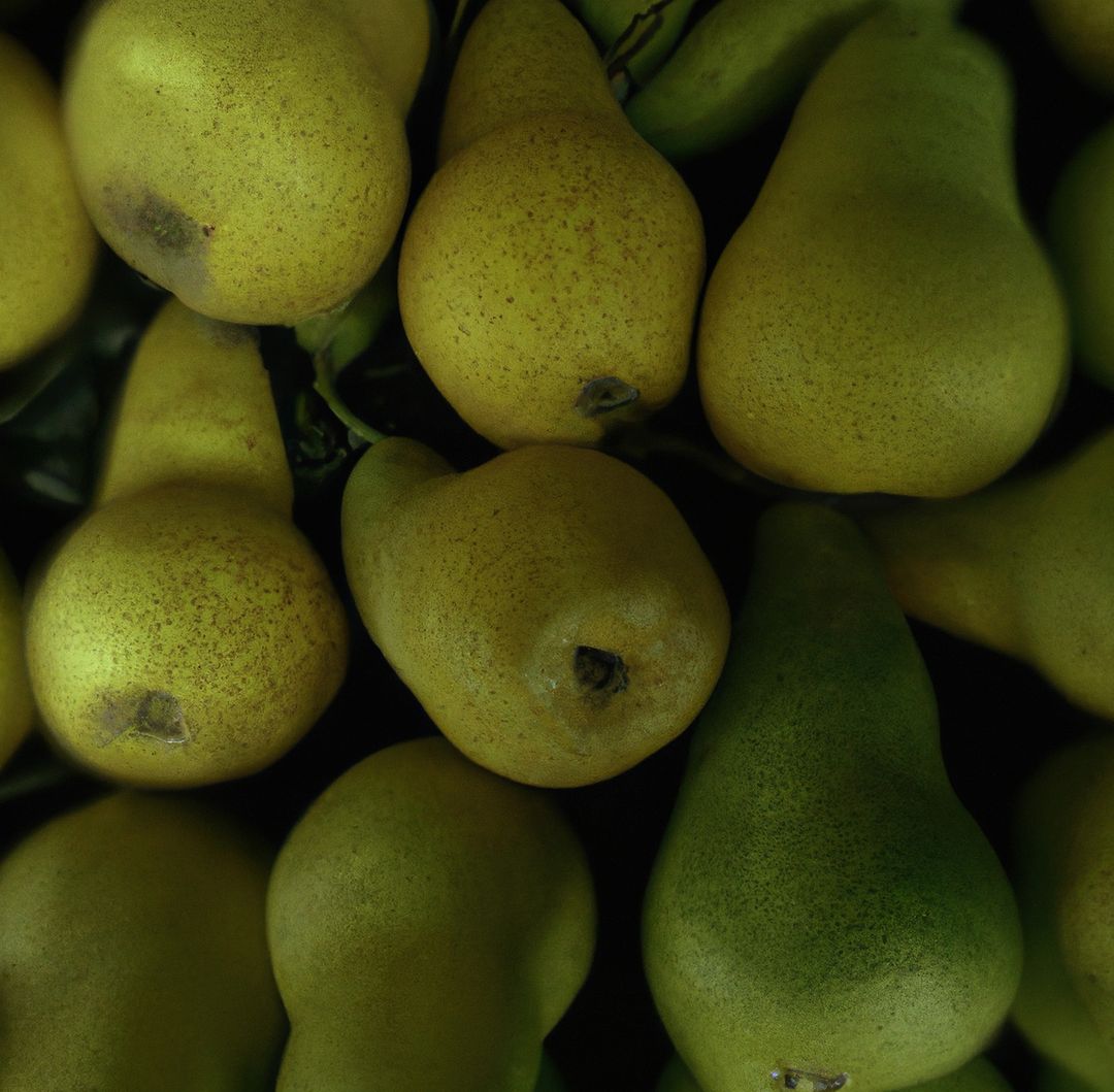 Close-up of Fresh Yellow and Green Pears - Free Images, Stock Photos and Pictures on Pikwizard.com