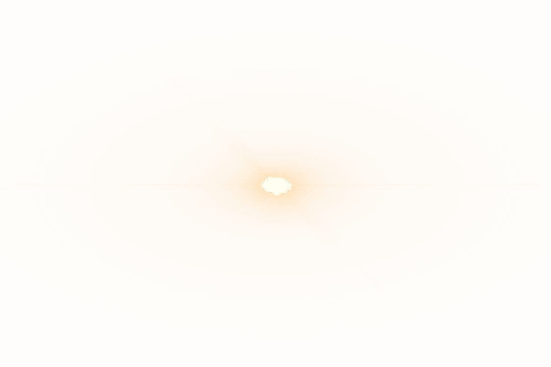 Transparent Gold Lighting Pattern with Isolated Glow Center