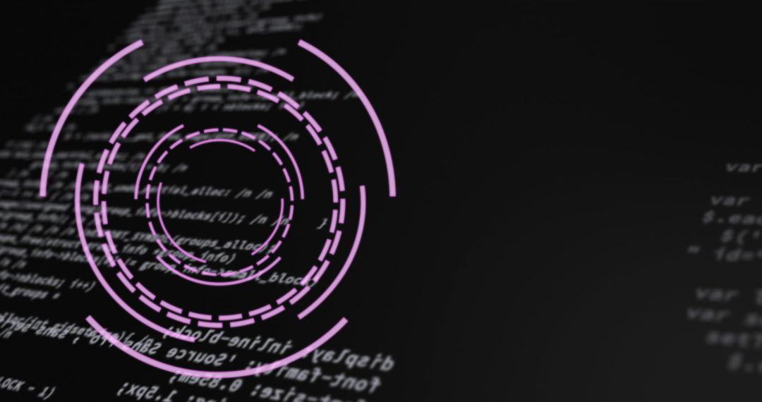 Digital Interface Overlaying Computer Code on Screen - Free Images, Stock Photos and Pictures on Pikwizard.com
