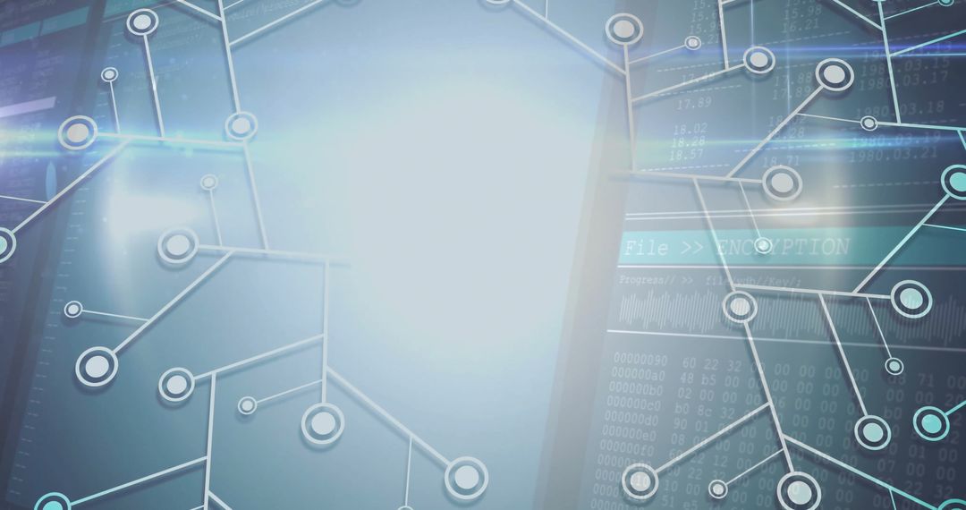 Futuristic Encryption Concept in Digital Interface Design