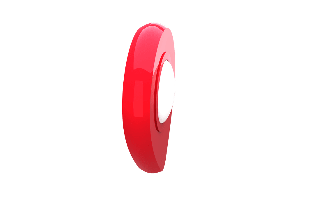 Transparent Red Navigation Marker a Location Map Pin Symbol