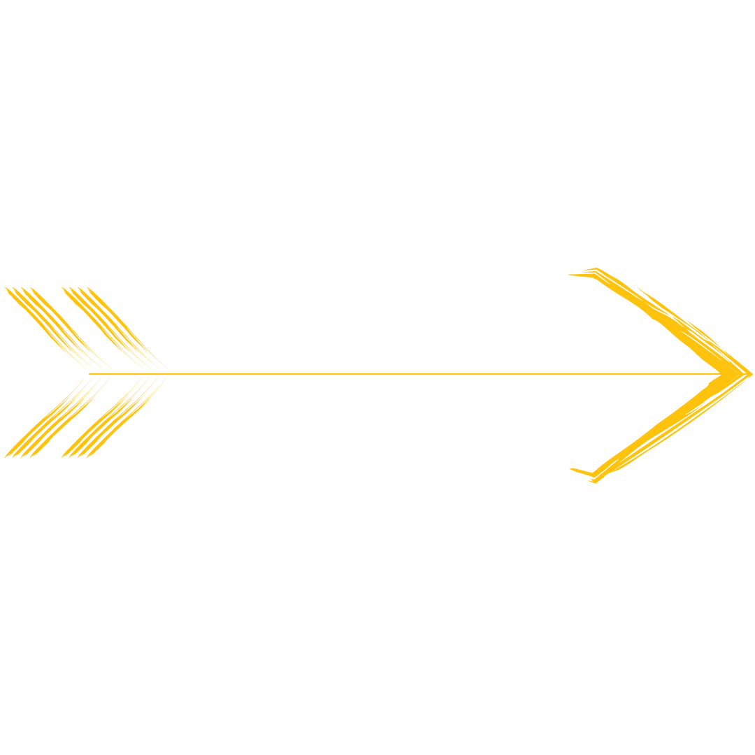 Yellow Vector Arrows on Transparent Background Graphic