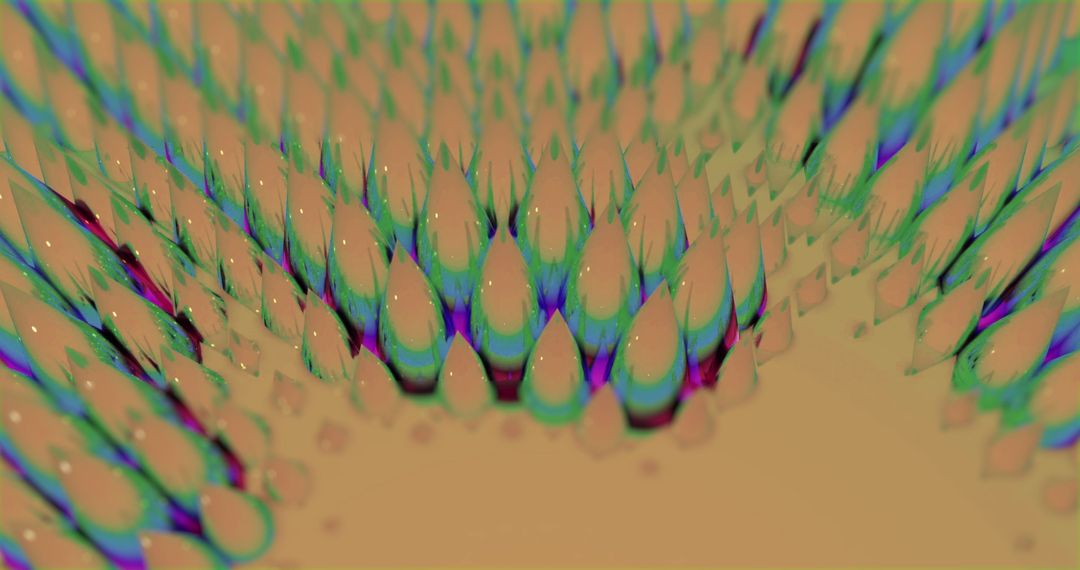 Colorful Abstract Brushes in Dynamic Movement