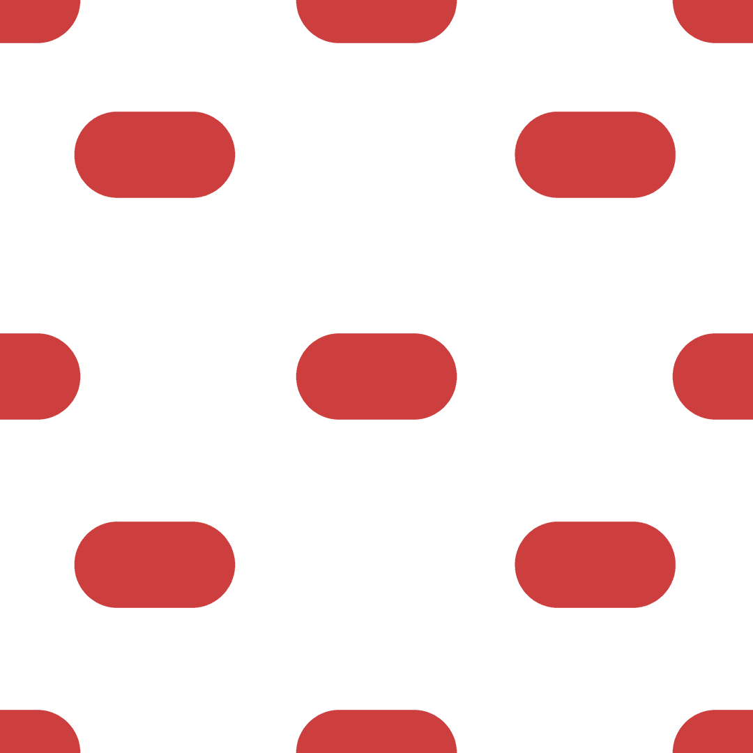Transparent Red Rounded Badges Pattern Design Background