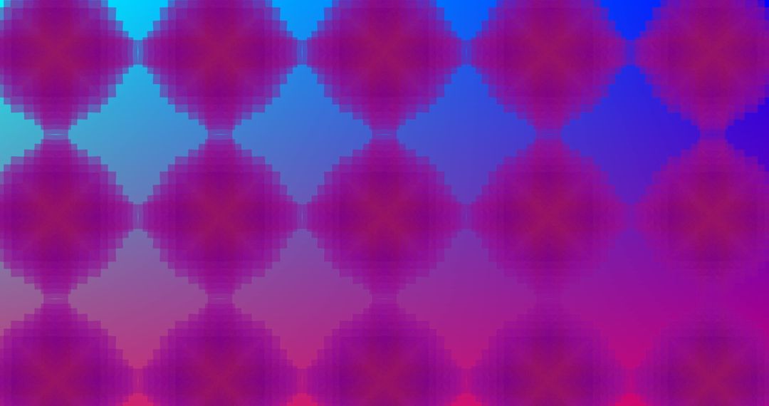 Colorful Abstract Square Pattern with Kaleidoscopic Effect