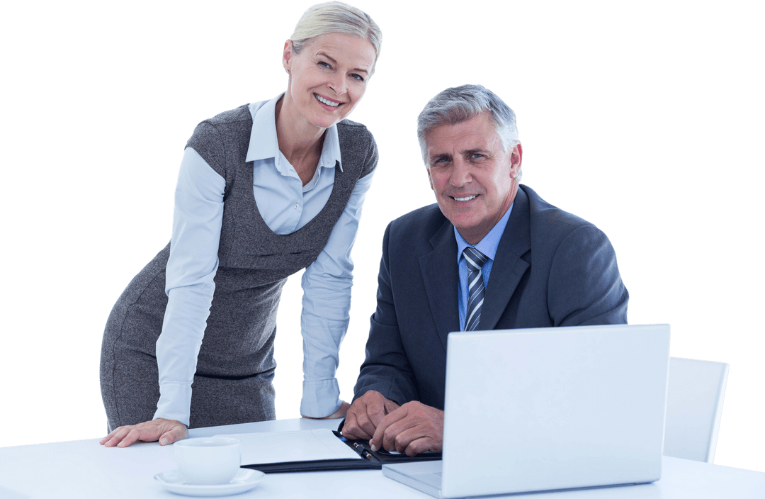 Professional Team Meeting in Transparent Office