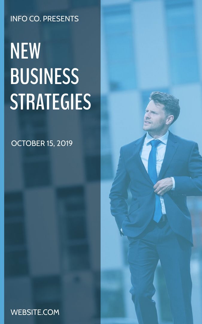 Confident Businessman Presenting New Strategies