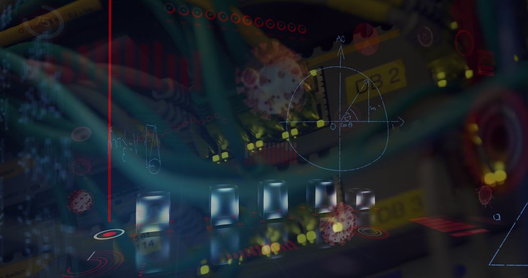 Digital Interface Network Security with Virus Overlay