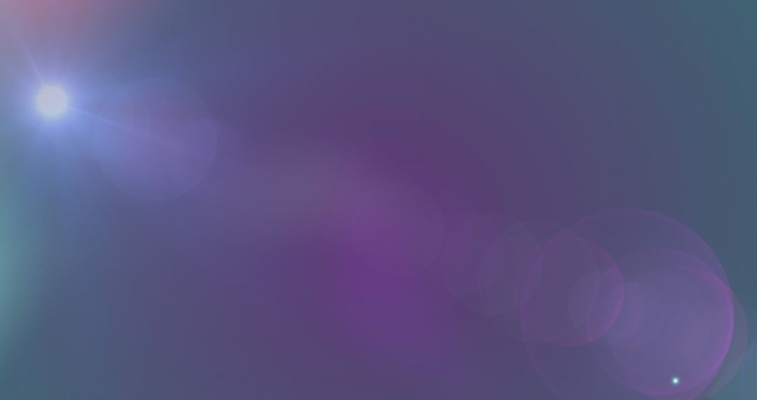 Colorful Abstract Light Spots on Gradient Background