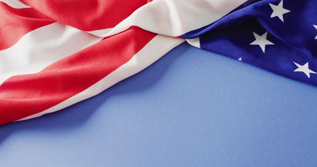 Close-Up of United States Flag Draped and Featuring Stars - Free Images, Stock Photos and Pictures on Pikwizard.com