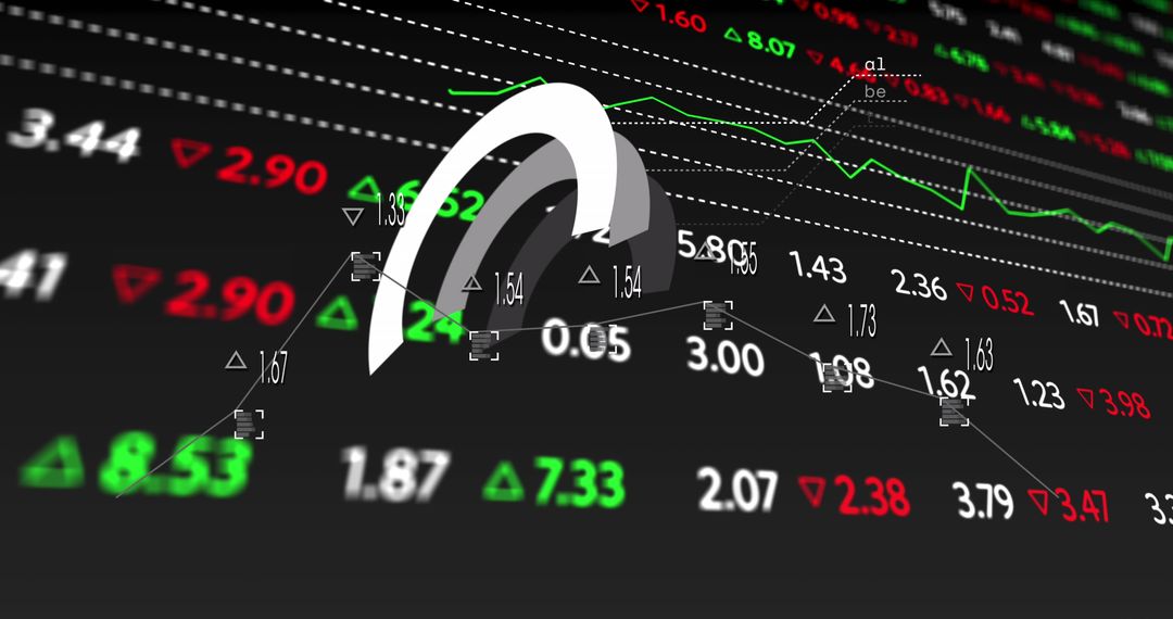 Abstract Stock Market Data and Technology Concept