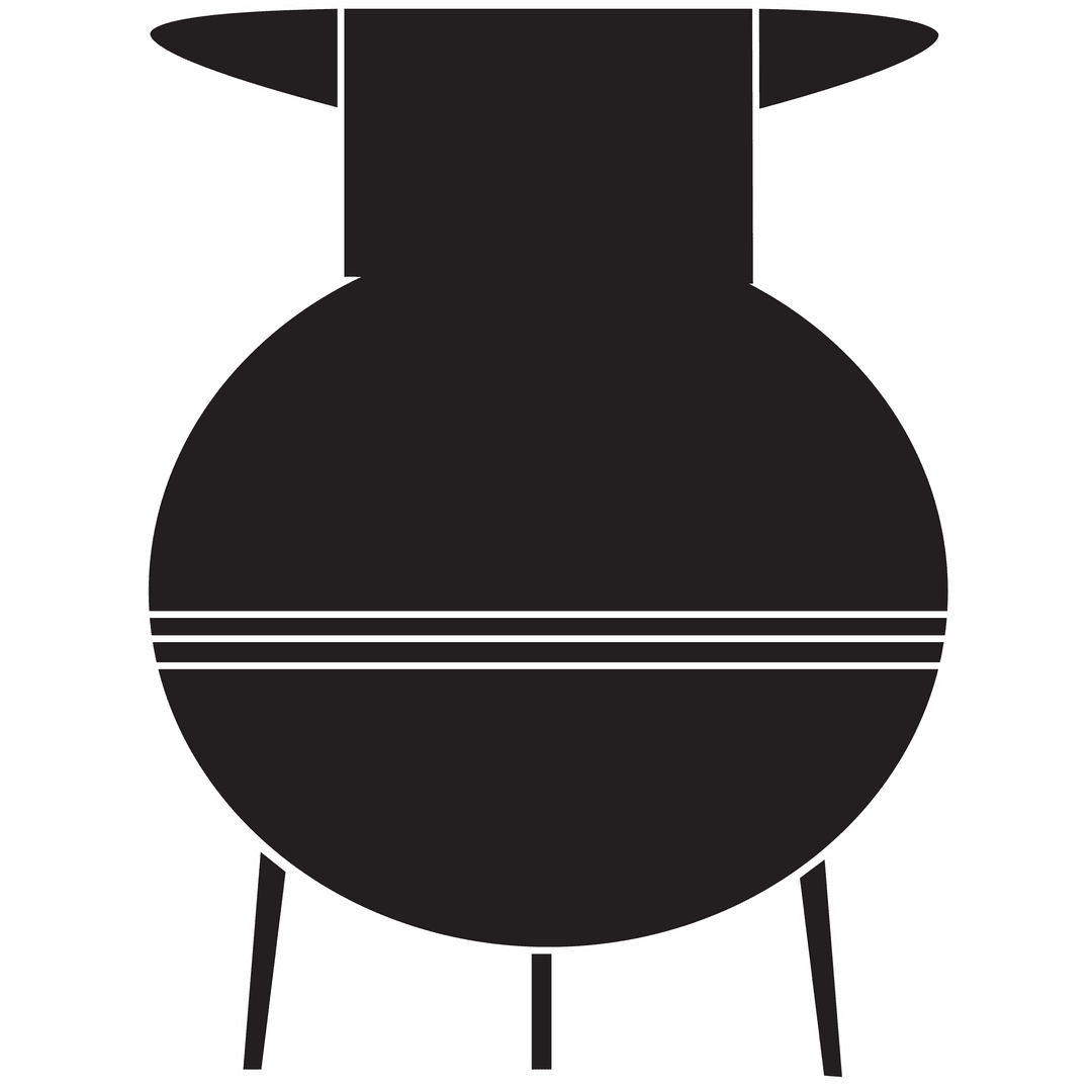 Transparent Black Chimney Vector Illustration with Unique Silhouette