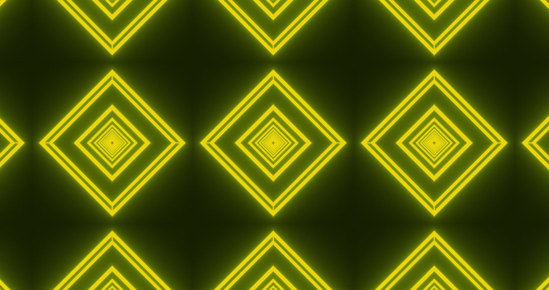 Seamless Glowing Yellow Diamond Patterns Background - Free Images, Stock Photos and Pictures on Pikwizard.com