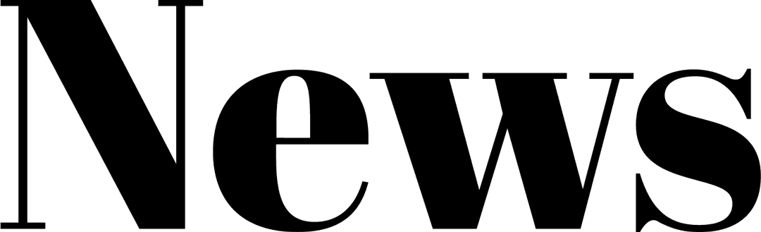 Transparent Digital News Text Illustration on Clear Background