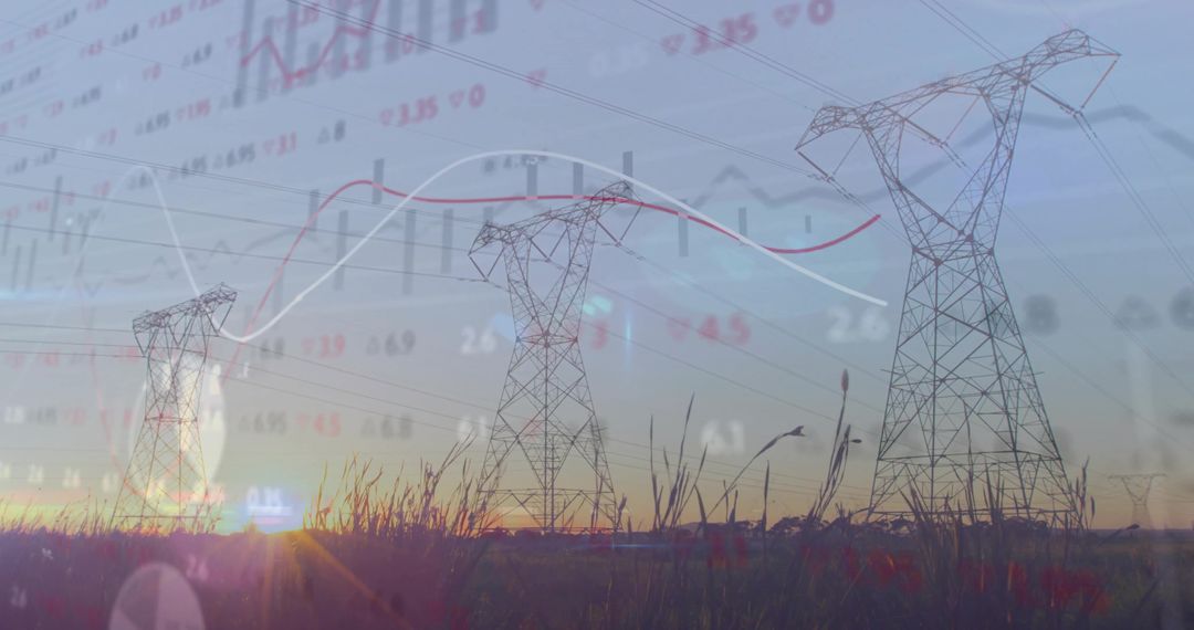 Energy Infrastructure Meeting Analytics in Sunset Grassland