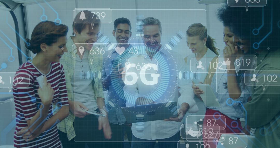 Team Collaboration on 5G Technology Concepts in Office