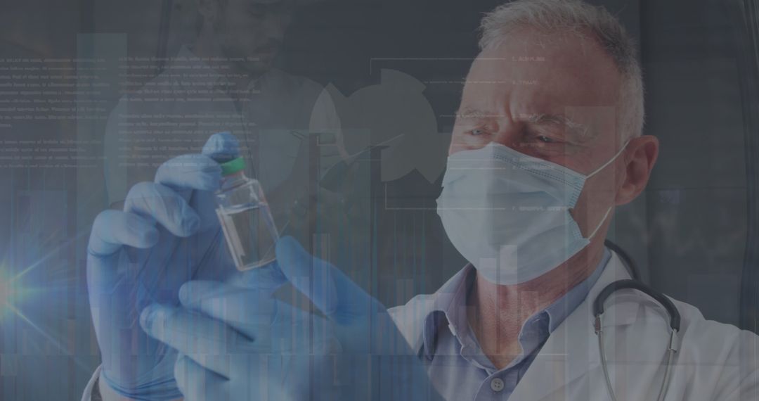 Doctor Analyzing Medication During Covid-19 Pandemic