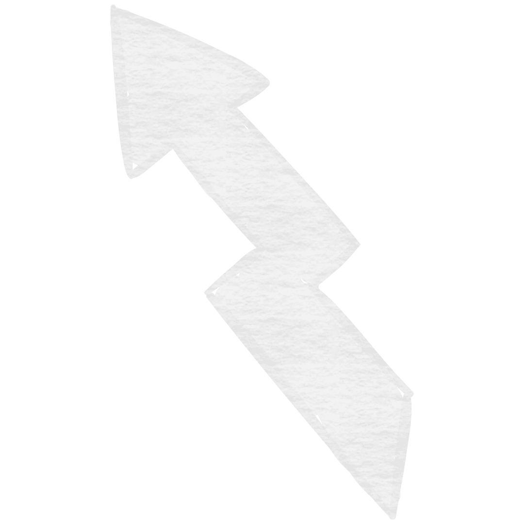 Transparent White Arrow Icon Pointing Upwards