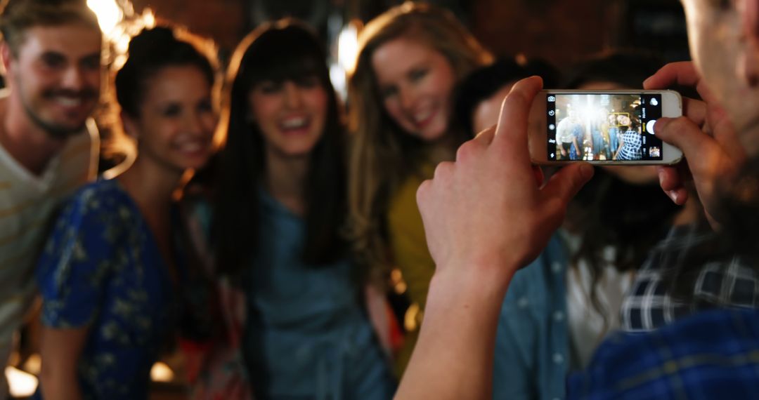 Group of Friends Posing for a Selfie at Social Gathering - Free Images, Stock Photos and Pictures on Pikwizard.com