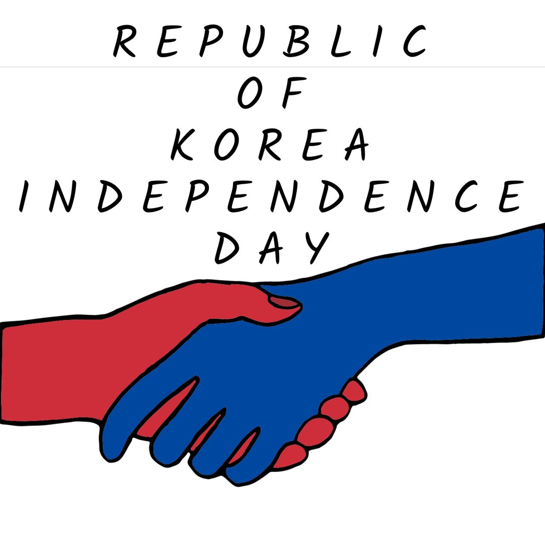 Symbolic Handshake for South Korean Independence Day