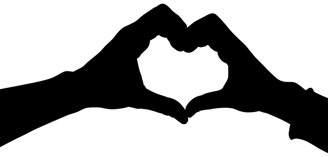 Heart-Shaped Hands Vector on Transparent Background