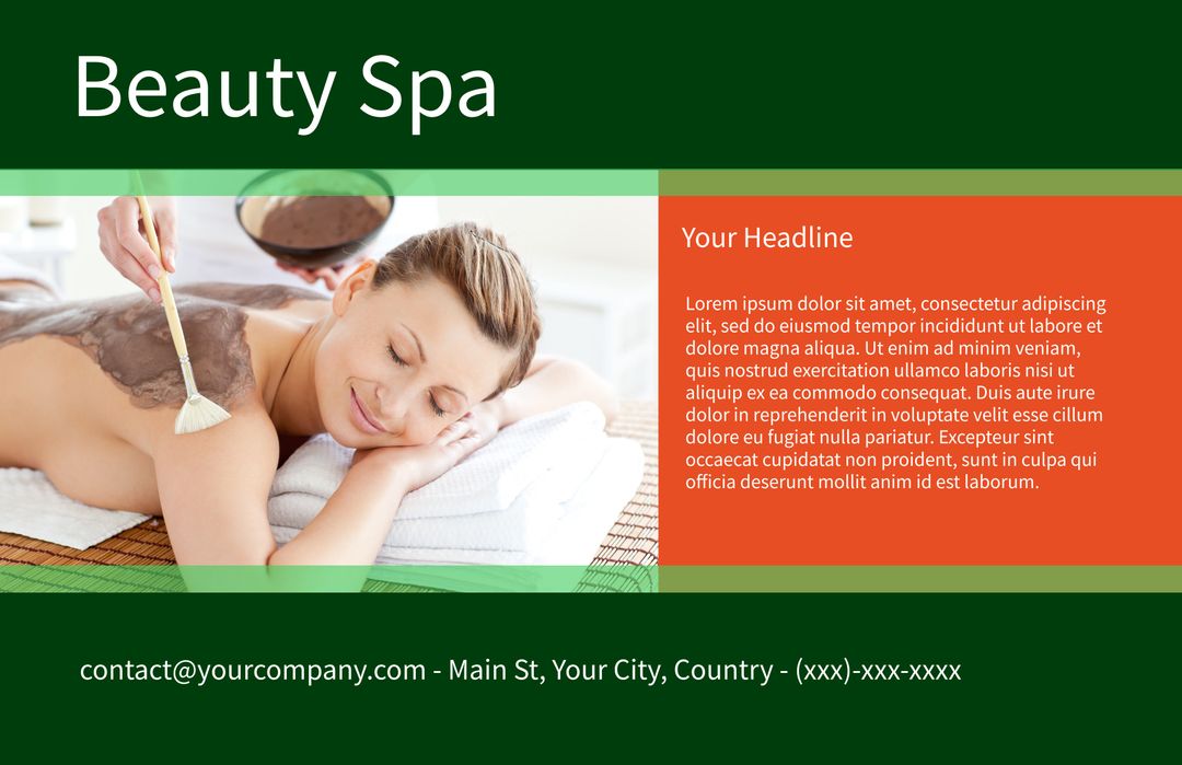 Serene Beauty Spa Experience with Relaxed Customer