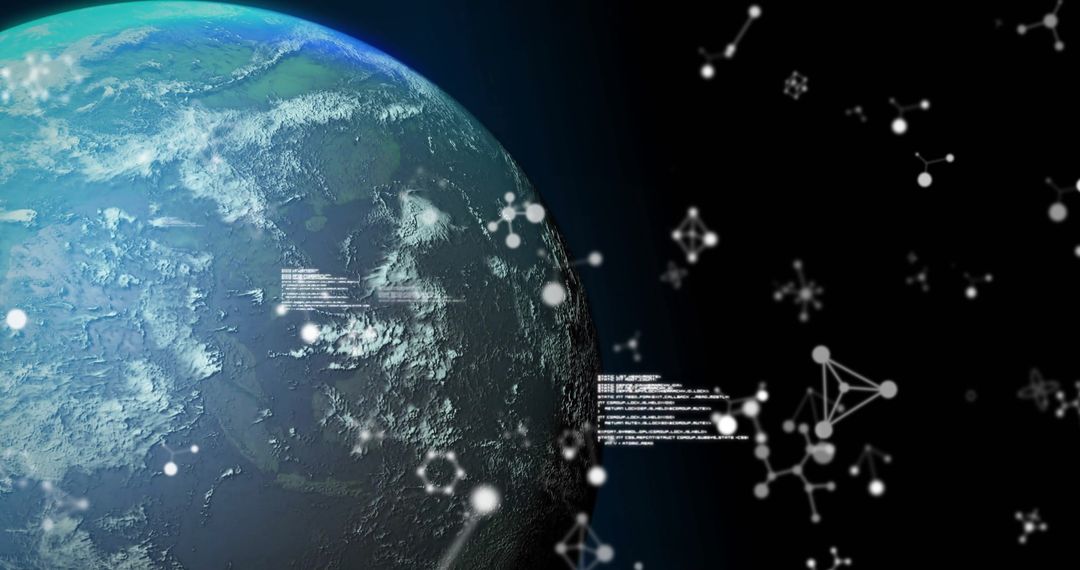 Digital Interface and Molecules Around Earth with Technology Concepts