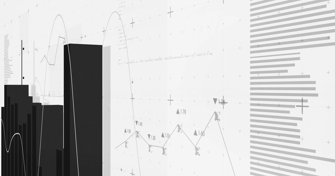 Futuristic Financial Data Visualization and Analysis