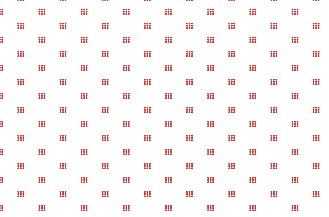 Red Geometric Tile Pattern on Transparent Background