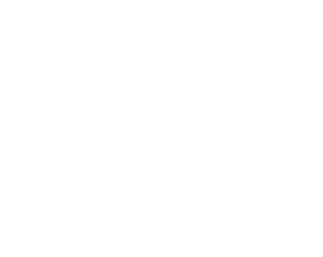 Illustration of T-Shirt and Hands on Transparent Background