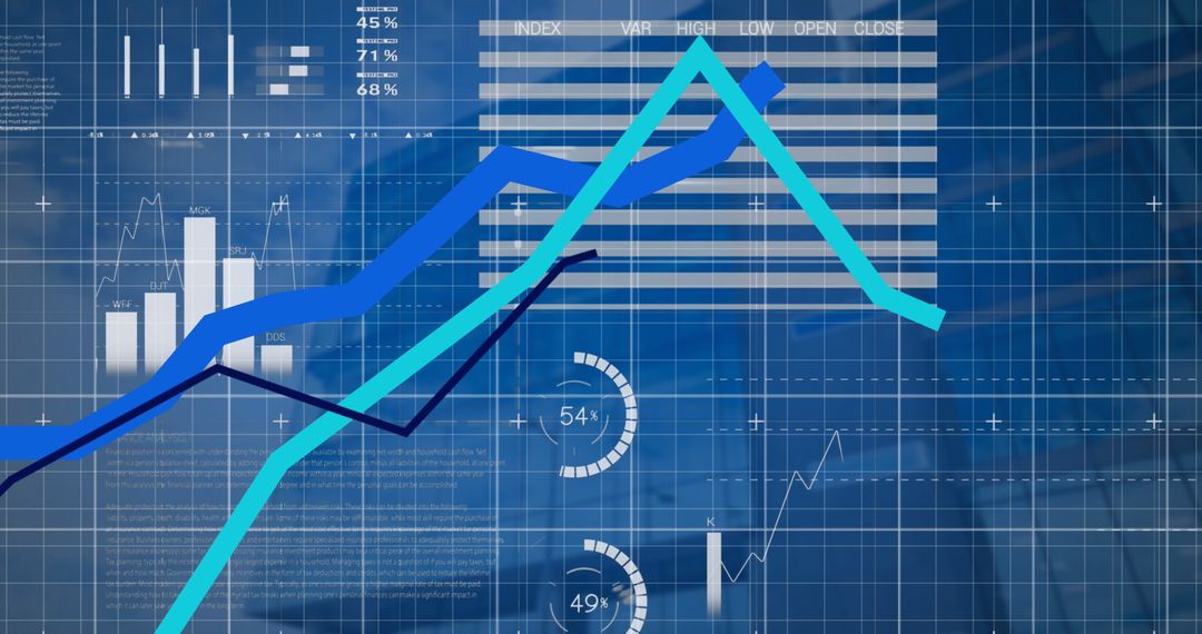 Financial data processing and analysis with digital interface