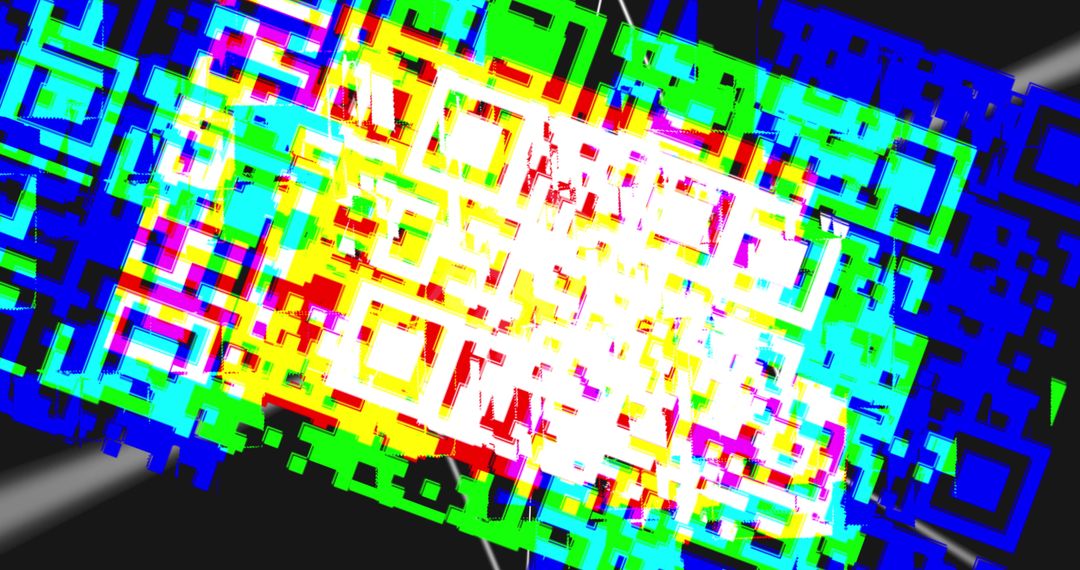 Dynamic Digital QR Code Explosion on Virtual Network