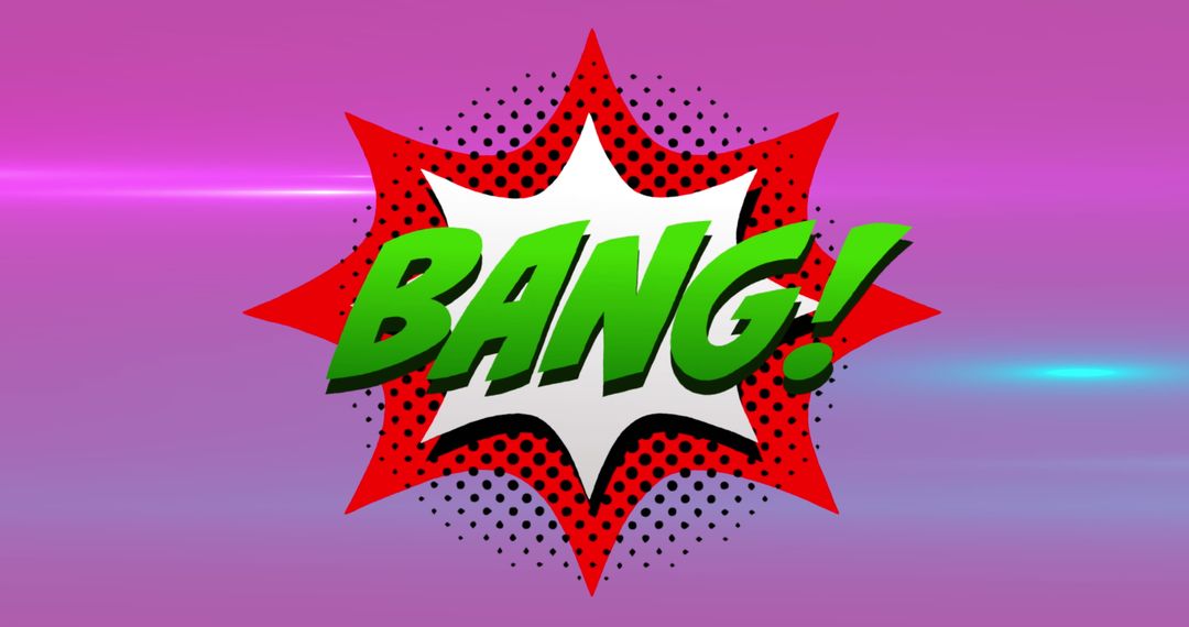 Vibrant Comic Style Sound Effect Graphic