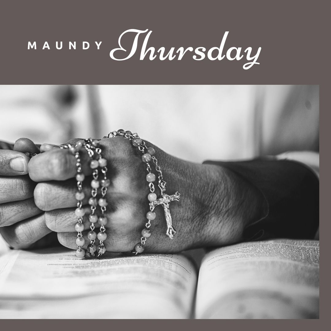 Maundy Thursday Prayer with Rosary and Bible Reflection