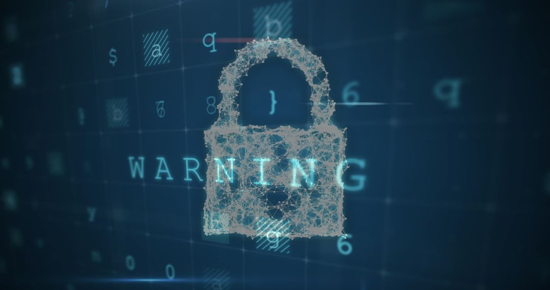 Cyber Attack Warning with Digitized Lock Representation