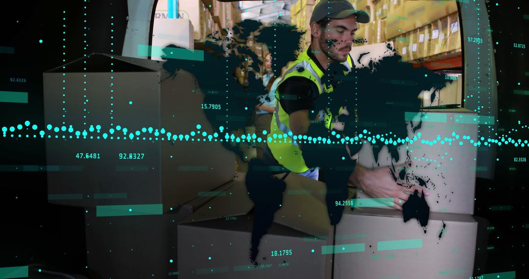 Global Logistics and Data Integration Visualization