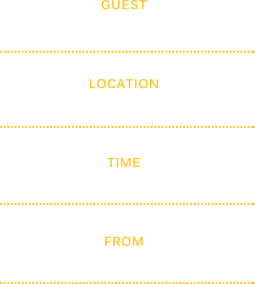 Transparent Event Invitation Yellow Dotted Text Format