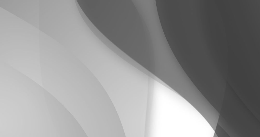 Abstract Gray Waving Layers with White Background